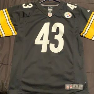 Youth large Steelers Troy Polamalu jersey